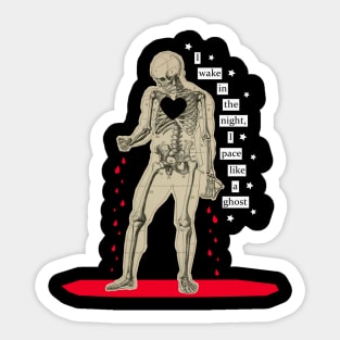 pace like a ghost Sticker